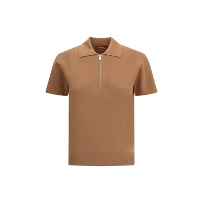 MAX MARA TETI ZIP POLO SHIRT