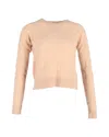 Max Mara Textured Sweater In Nude Cashmere