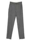 Max Mara Textured Trousers In Gray