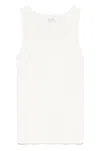 Max Mara Knitted Tank Top In White