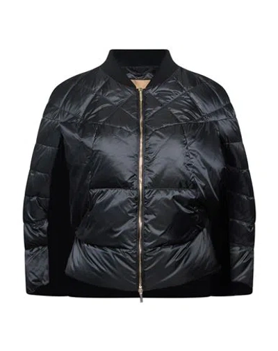 Max Mara The Cube Woman Puffer Black Size M Polyamide, Virgin Wool