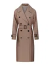 Max Mara The Cube Fiorito Raincoat Camel In Brown