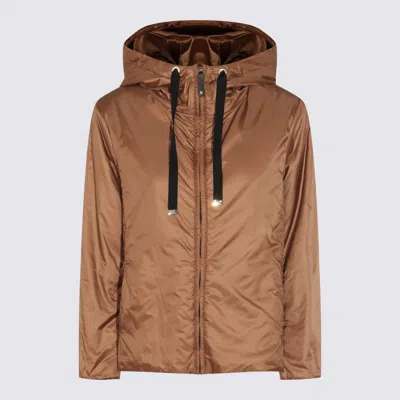 MAX MARA THE CUBE BEIGE GREENH DOWN JACKET