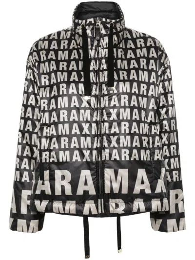 Max Mara The Cube Women Bilogo Down Jacket In Black