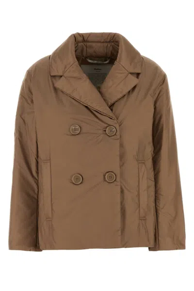 MAX MARA THE CUBE MAX MARA THE CUBE BISCUIT POLYESTER CAMELIA PADDED JACKET