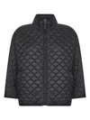 Max Mara The Cube Black Delfina Padded Reversible Cape