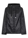 Max Mara The Cube Greenh Technical Fabric Jacket In Black