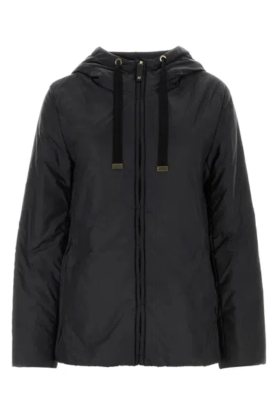 MAX MARA THE CUBE BLACK POLYESTER GREENH JACKET