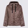 Max Mara The Cube Brown Down Jacket In Brown