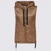 Max Mara The Cube Brown Gringo Down Jacket In Brown