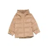 Max Mara The Cube Short Down Jacket In Neutral