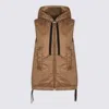 Max Mara The Cube Camel Down Jacket In Brown