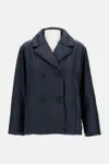 Max Mara The Cube Midnight Blue Polyester Camelia Padded Jacke In Blue