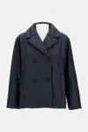 Max Mara The Cube Camelia Double Breasted Jacket In Blue