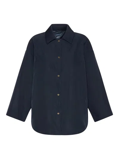 Max Mara The Cube Carlotta Padded Jacket In Blue In Black