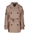 Max Mara The Cube Caroline Short Trench Coat