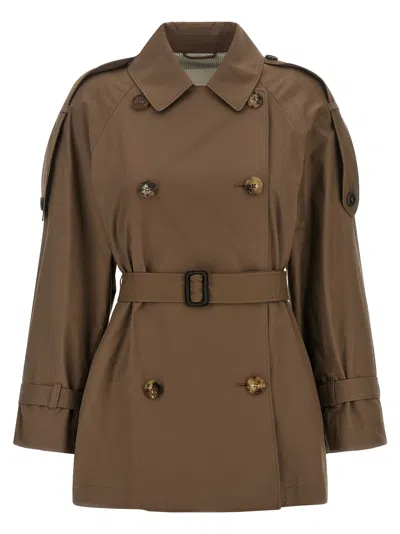 Max Mara The Cube 'caroline' Trench Coat In Multi