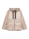 Max Mara The Cube Green Padded Nylon Jacket In Neutral