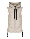 Max Mara The Cube Waterproof Vest Greengo In Beige