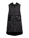 Max Mara The Cube Max Mara Long Reversible Vest In Black