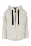 Max Mara The Cube Chalk Polyester Daria Padded Jacket In Neutral