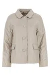 Max Mara The Cube Chalk Polyester Greens Jacket In White