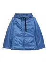 Max Mara The Cube Women Short Hooded Jacket In Blue