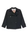 Max Mara The Cube Rain Jacket In Blue