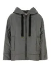 Max Mara The Cube Dark Grey Polyester Daria Padded Jacket In Gray