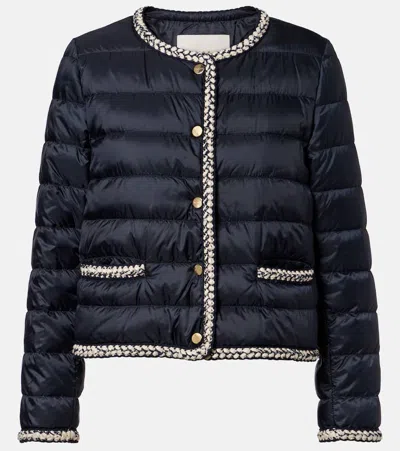 Max Mara The Cube Chloe Quilted Down Jacket In Blue