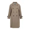 Max Mara The Cube C Trench Coat In Brown