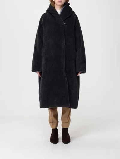 Max Mara The Cube Coat Woman  In Black