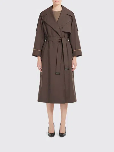 Max Mara The Cube Jacket Woman Color Mud In Brown