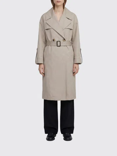Max Mara The Cube Coat  Woman Color Beige In Gray