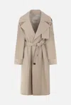 Max Mara The Cube Coats In Beige