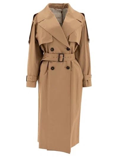 Max Mara The Cube Coats In Beige