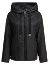 Max Mara The Cube Greenh Technical Fabric Jacket In Black