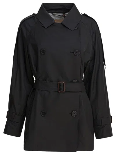 Max Mara The Cube Coats In Black