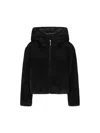Max Mara The Cube Womens Black Olly Hooded Alpaca-and-wool Jacket In Black