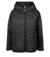 Max Mara The Cube Coats Black In Black