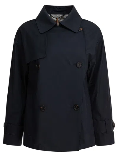 MAX MARA THE CUBE COATS BLUE