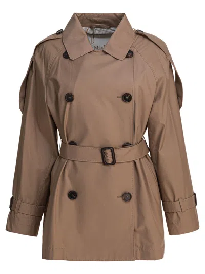 MAX MARA THE CUBE COATS BROWN
