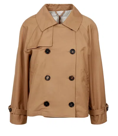 Max Mara The Cube Coats In Brown