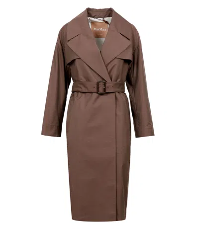 Max Mara The Cube Coats In Brown