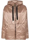 Max Mara The Cube Reversible Parka In Water-repellent Canvas In Camel