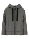 Max Mara The Cube Dark Grey Polyester Daria Padded Jacket In Green