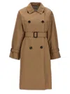 Max Mara The Cube Ctrench Coats And Trench Coats Brown In Brown