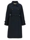 Max Mara The Cube Ctrench Trench Coat In Blue
