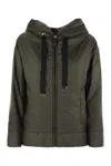 Max Mara The Cube Olive Green Polyester Daria Padded Jacket In Green