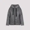 Max Mara The Cube Dark Grey Polyester Daria Padded Jacket In Gray